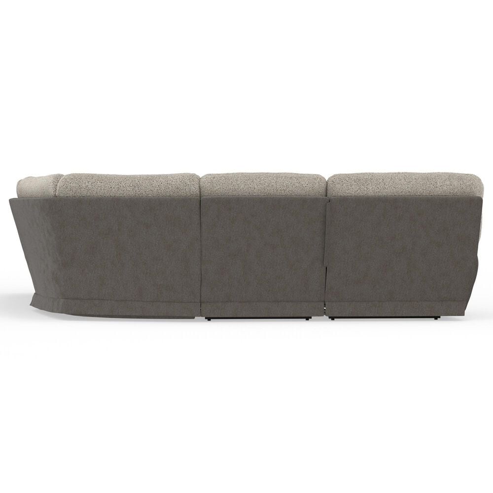 Catnapper Rendezvous 5-Piece Power Reclining Symmetrical Sectional in Slate and Fawn, , large