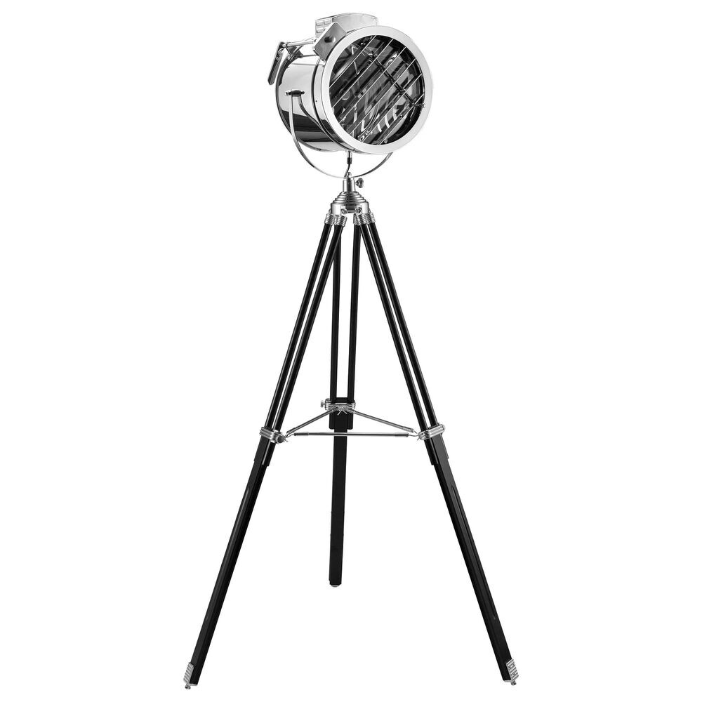 Gunnison Co. Cinema Floor Lamp in Black and Chrome, , large