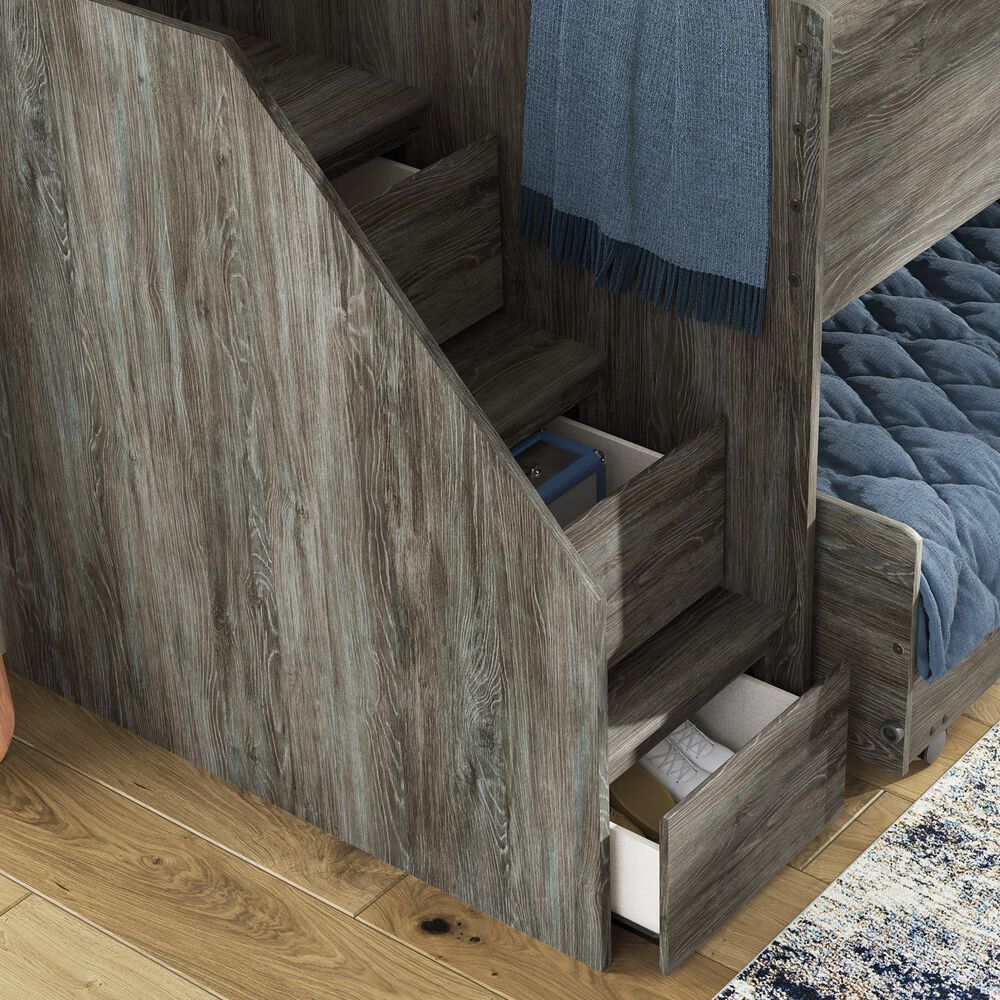 Ashley Frandern Twin Loft Bed in Gray, , large