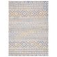 Safavieh Astoria 4" x 6" Grey and Ivory Area Rug, , large