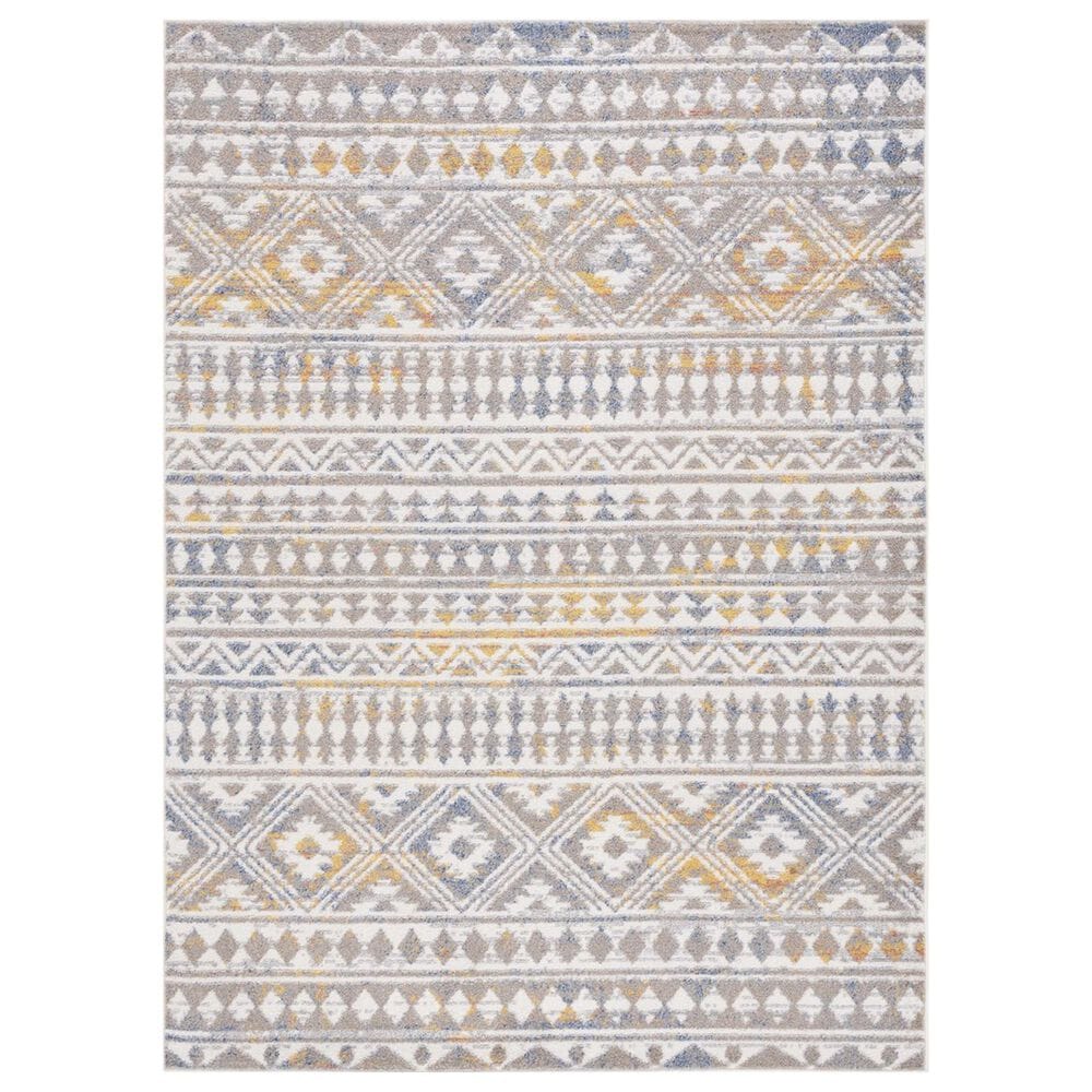 Safavieh Astoria 4" x 6" Grey and Ivory Area Rug, , large