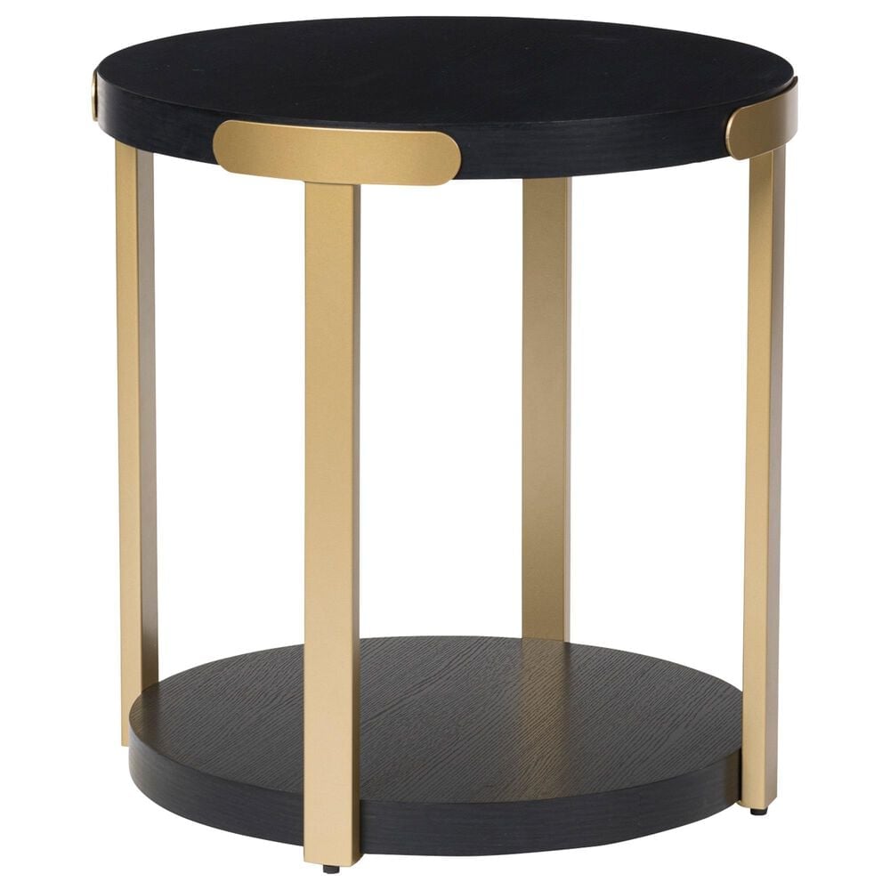 Ashley Shylore Occasional Table Set in Black and Brass (Set of 3), , large