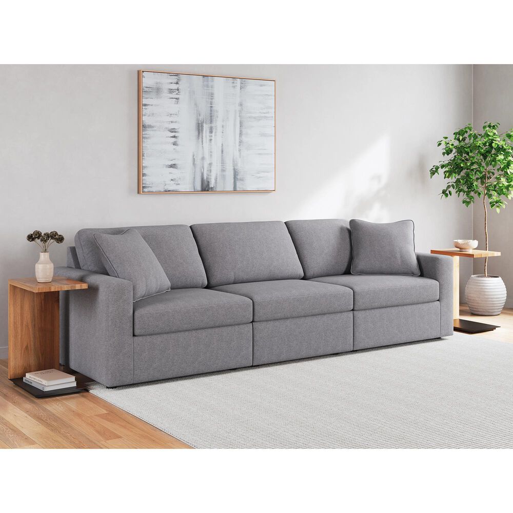 Ashley Modmax 3-Piece Stationary Sofa in Granite, , large