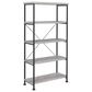 Pacific Landing Analiese 4-Shelf Bookcase in Grey Driftwood and Black, , large