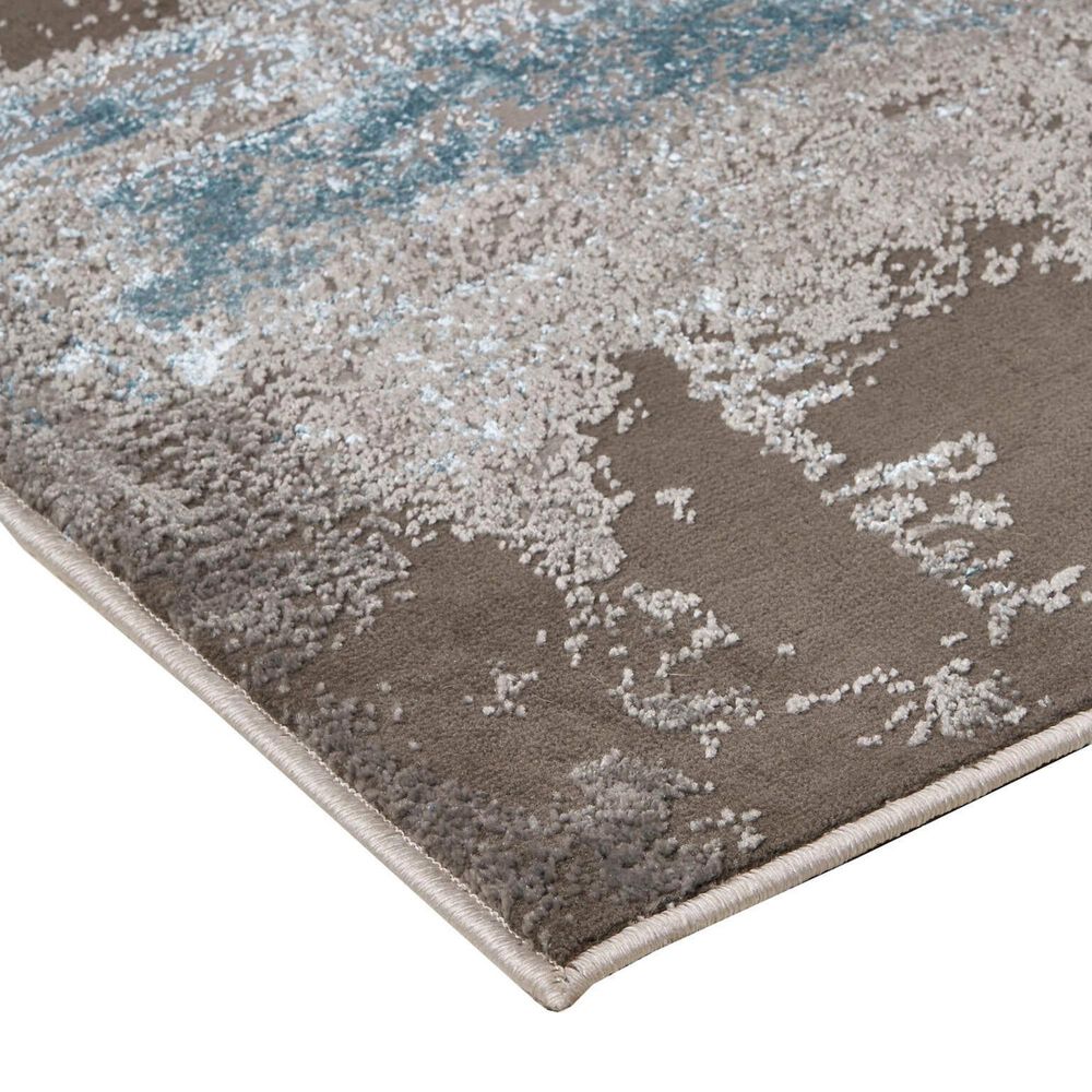 Feizy Azure 3&#39;11&quot; x 6&#39; Beige and Blue Area Rug, , large