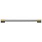 Fisher & Paykel 36" Professional Round Flush Handle Kit for Ranges in Stainless Steel and Brass, , large