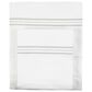 Ann Gish Art Of Home 4-Piece California King Hem Stripe Sheet Set In White Taupe, , large
