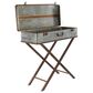 Maple and Jade Accent Table in Grey and Warm Brown, , large