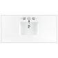 James Martin Vanities Celeste 48" Single Vanity in Sun-washed Oak with Embossed Shagreen and with 3 cm White Zeus Quartz Top, , large
