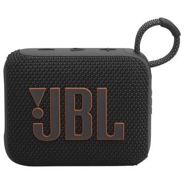 JBL Go 4 Portable Waterproof Bluetooth Speaker in Black, , large