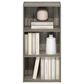 HOMLUX 3-Tier Open Shelf Bookcase in French Oak, , large