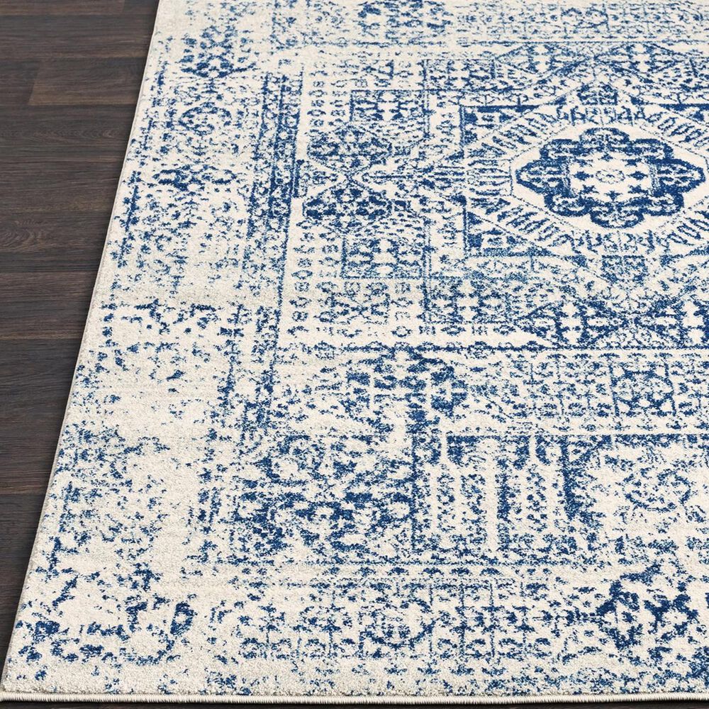 Surya Harput HAP-1025 5&#39;3&quot; x 7&#39;3&quot; Dark Blue, Light Gray and Beige Area Rug, , large