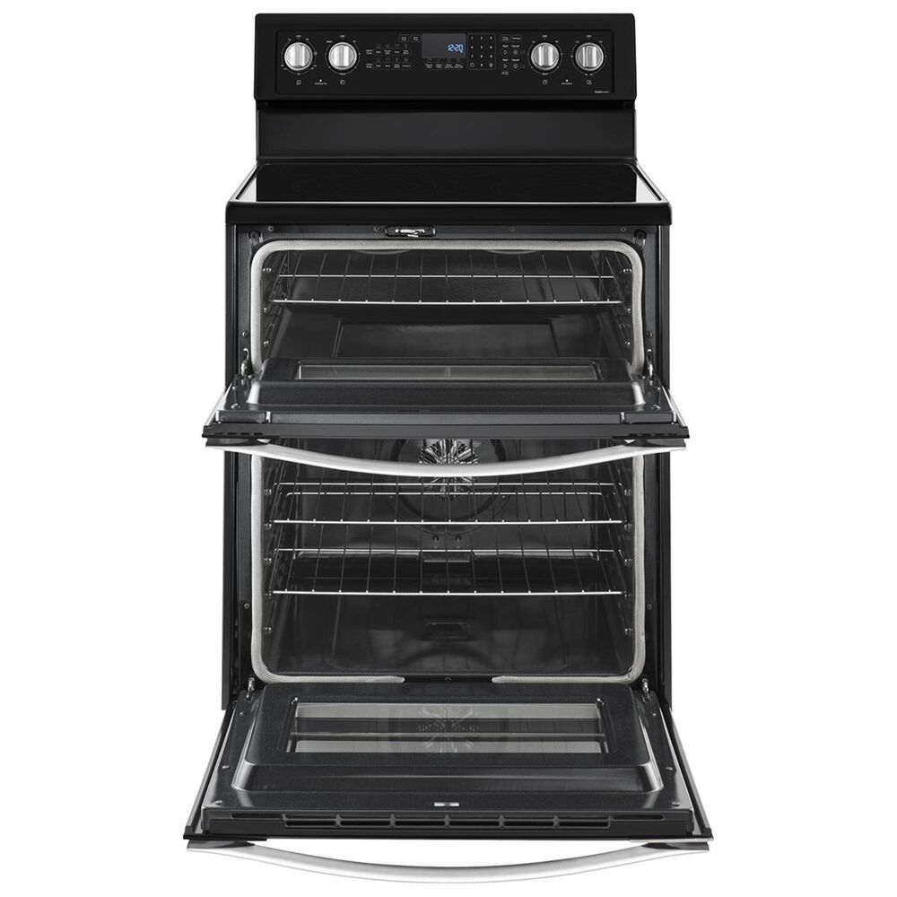 Whirlpool 6.7 Cu. Ft. Freestanding Electric Double Oven Range with Convection in Black, , large