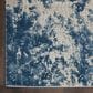 Nourison Rustic Textures RUS16 Grey and Blue 6" x 9" Area Rug, , large