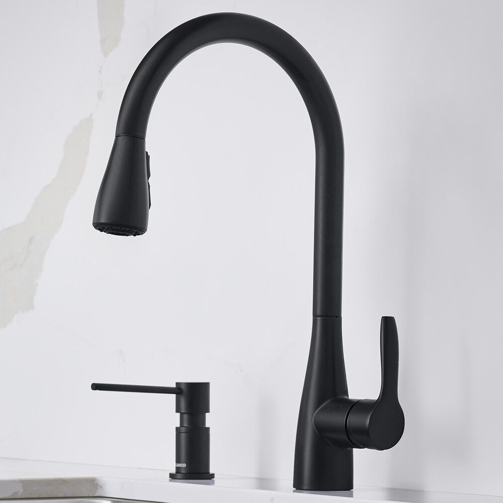 Blanco Atura Pull-Down Bar Faucet 1.5 GPM in Matte Black, , large