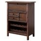 Sterling Timber 2-Drawer Wine Cabinet with Wine Racks in Brown, , large
