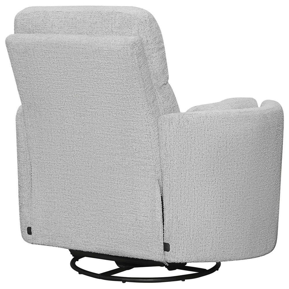 Simeon Collection Manual Swivel Glider Recliner in Angora Linen, , large