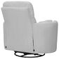 Simeon Collection Manual Swivel Glider Recliner in Angora Linen, , large