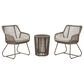 Ashley Majors Beach 3-Piece Patio Conversation Set in Beige, , large