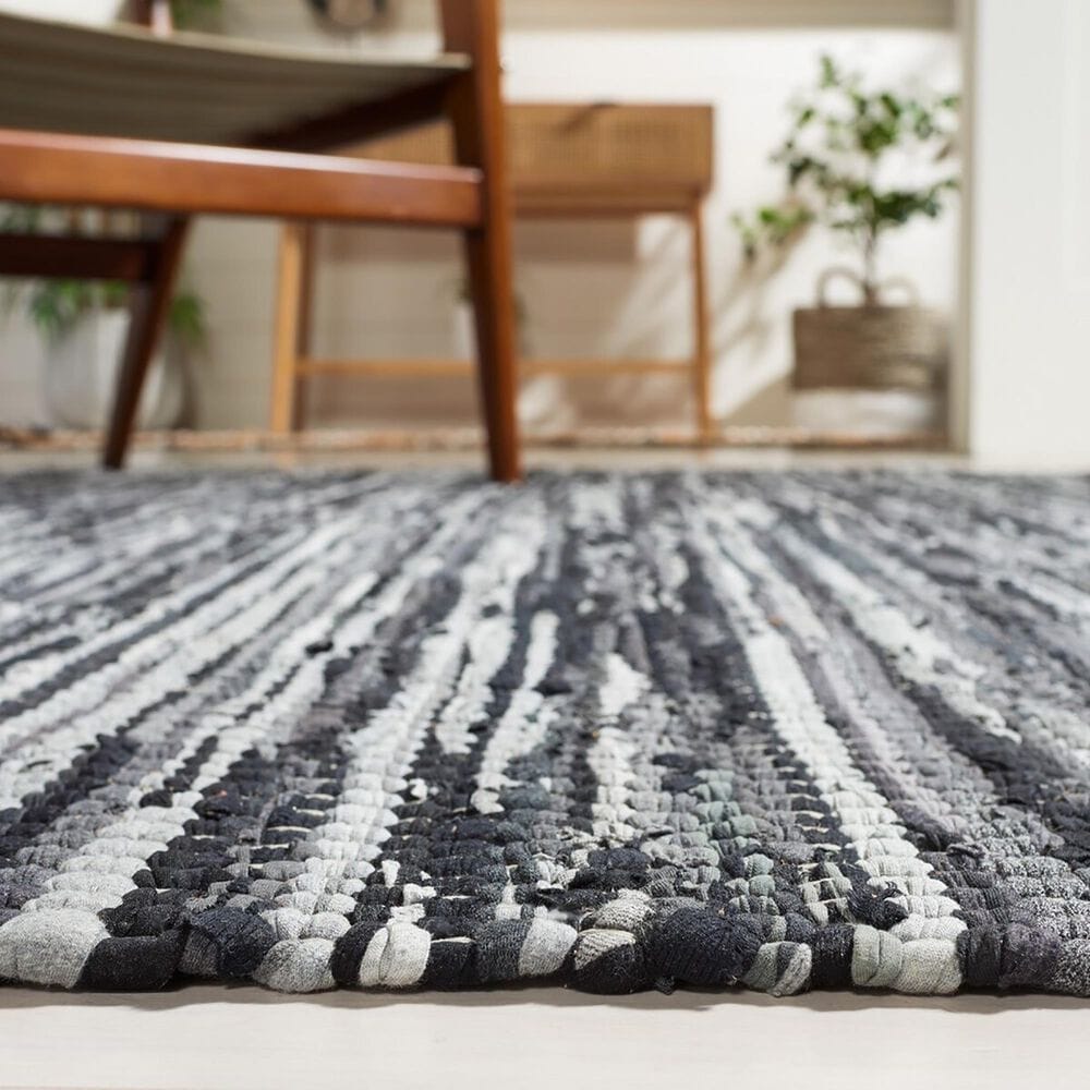 Safavieh Montauk MTK251 9&#39; x 12&#39; Grey and Black Area Rug, , large