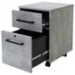 Wycliff Bay Mason Rolling File Cabinet in Concrete, , large