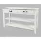 Waltham North Fork Sofa Table in White, , large