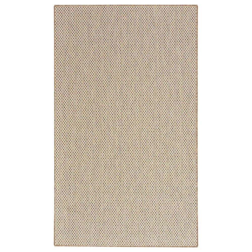 Nourison Courtyard Jute and Ivory 2&#39; x 3&#39; Indoor/Outdoor Area Rug, , large