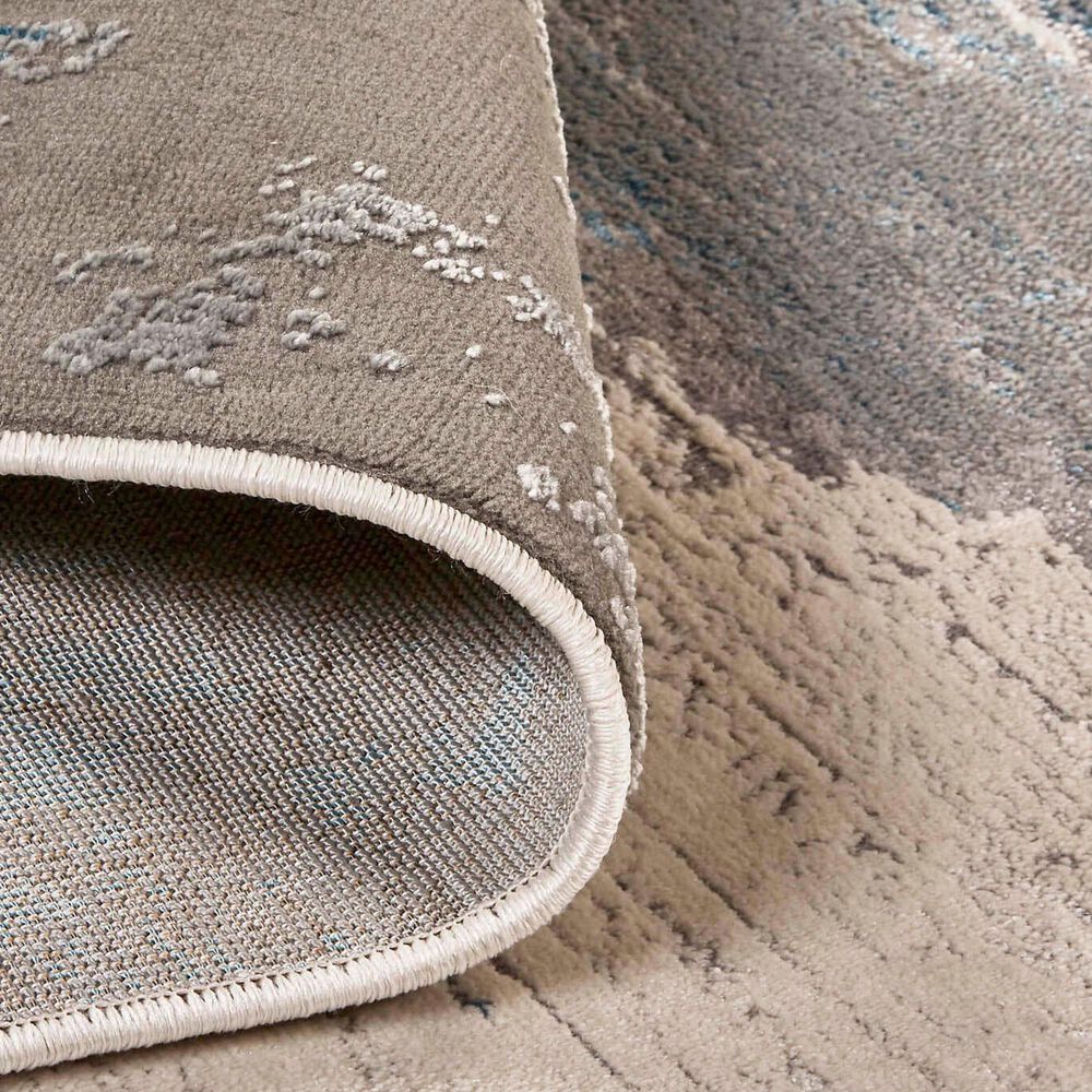 Feizy Azure 8&#39; x 10&#39; Beige and Blue Area Rug, , large