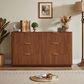 Hearth and Haven 6-Drawer Dresser in Walnut, , large