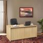 Regency Global Sourcing Legacy 66" Office Desk with Double Full Pedestal in Noble Oak, , large