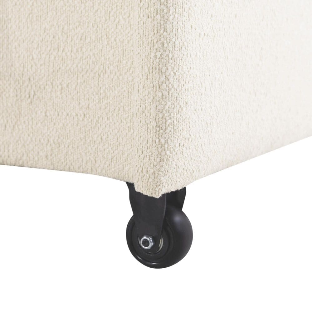 Lifestyle Solutions Galloway Convertible Loveseat in Ivory, , large