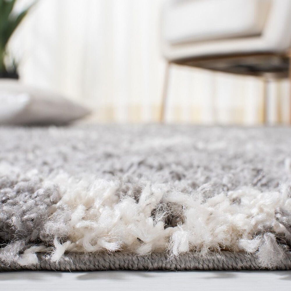 Safavieh Venus Shag VNS682J 4&#39; x 6&#39; Grey and Ivory Area Rug, , large