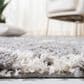 Safavieh Venus Shag VNS682J 4" x 6" Grey and Ivory Area Rug, , large