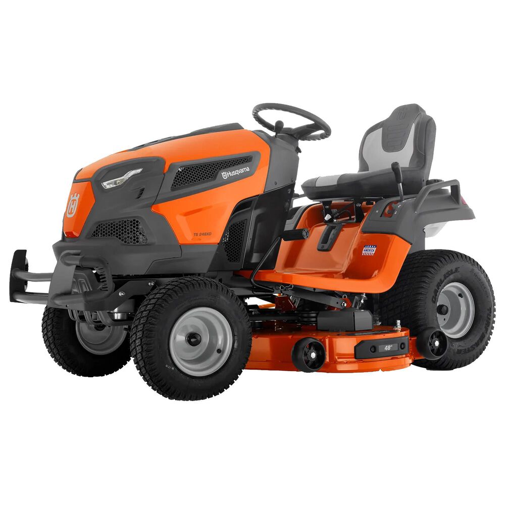 Husqvarna 48&quot; 200-Series Gas-Powered Riding Lawn Mower with Kawasaki Engine, , large