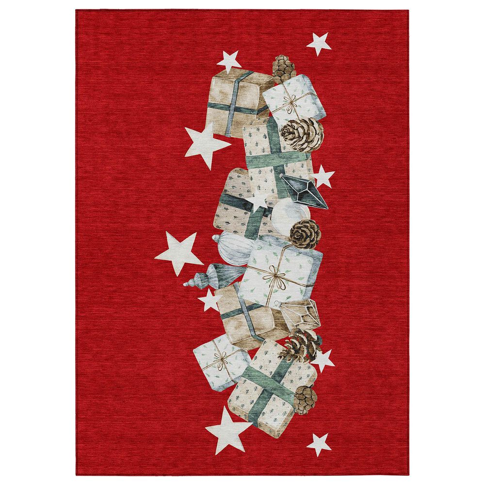Dalyn Rug Company Wonderland WN33 Red 3" x 5" Area Rug, , large