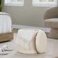 LumiSource Tahoe 18" Storage Ottoman in Beige, , large