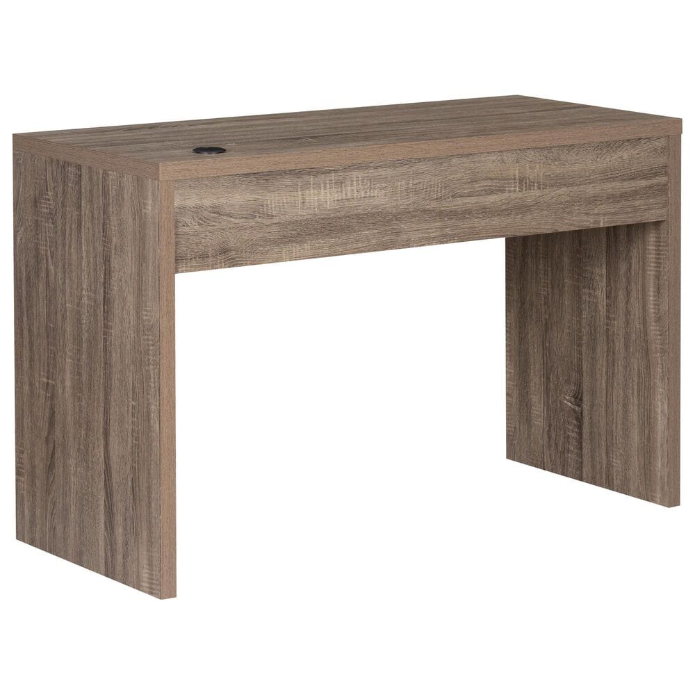 Linon Home Decor Tracey 2-Drawer Parson Desk in Grey Wash, , large