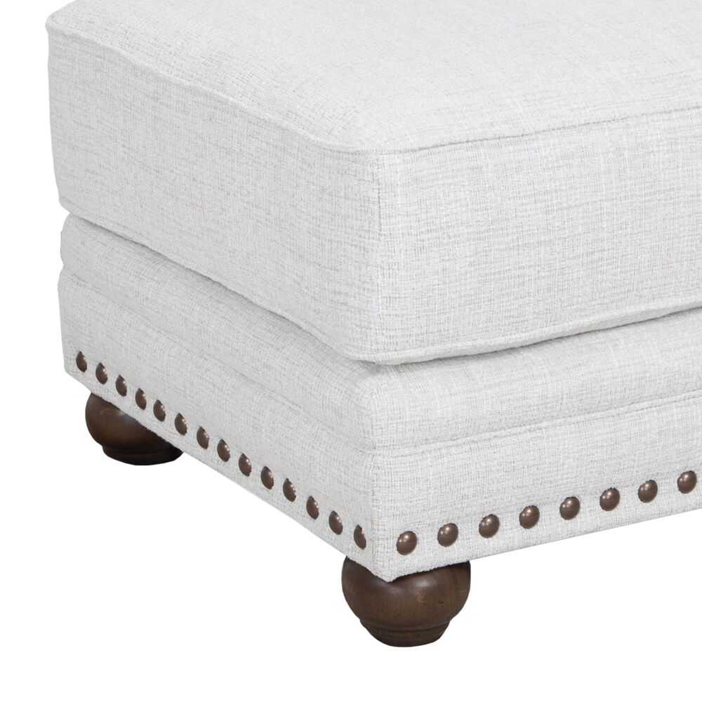 Moore Furniture Quinn Ottoman in Halen Cotton, , large
