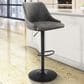 Office Star Products Sylmar Height Adjustable Swivel Stool in Charcoal, , large