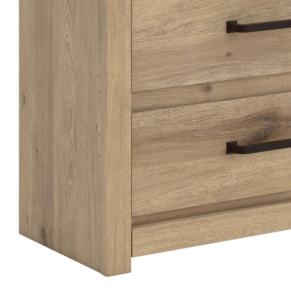 Ashley Brozmont Queen Panel Bed with Dresser Chest and 2 Nightstands, , large