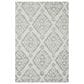 Safavieh Micro-Loop Geometric 3" x 5" Light Grey Area Rug, , large