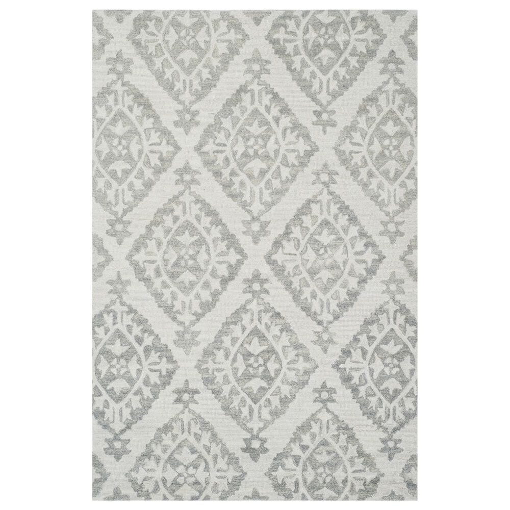 Safavieh Micro-Loop Geometric 3" x 5" Light Grey Area Rug, , large