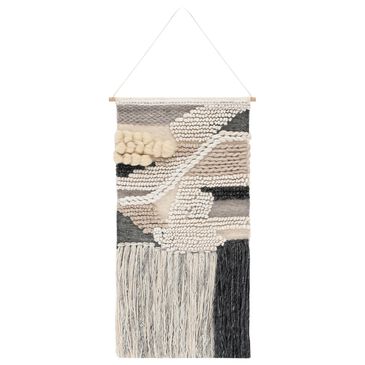 Safavieh Kalli Itsuki Woven Wall Art in Ivory and Grey, , large