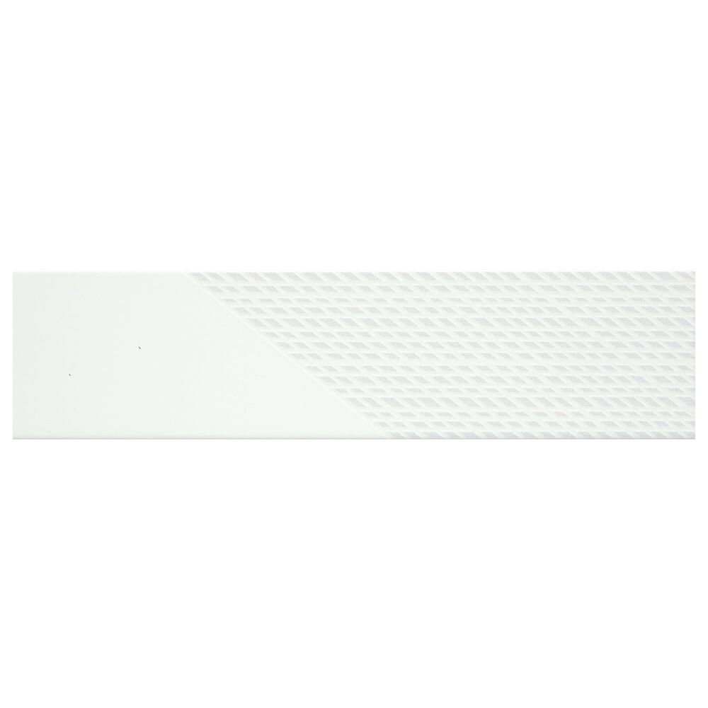 Emser Express Burst White 3" x 12" Ceramic Tile, , large