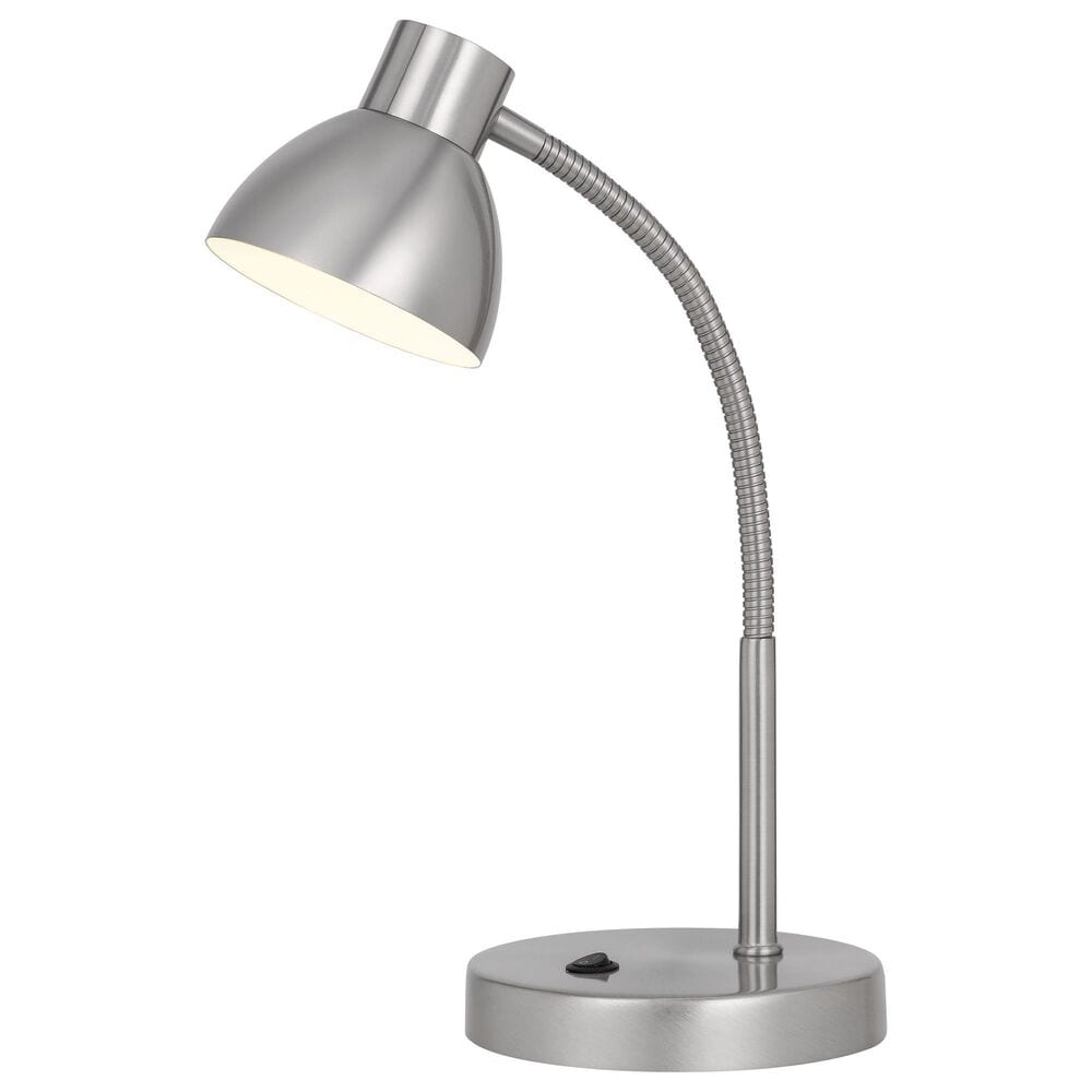 Cal Lighting Noirbeam Desk Lamp in Satin Nickel, , large