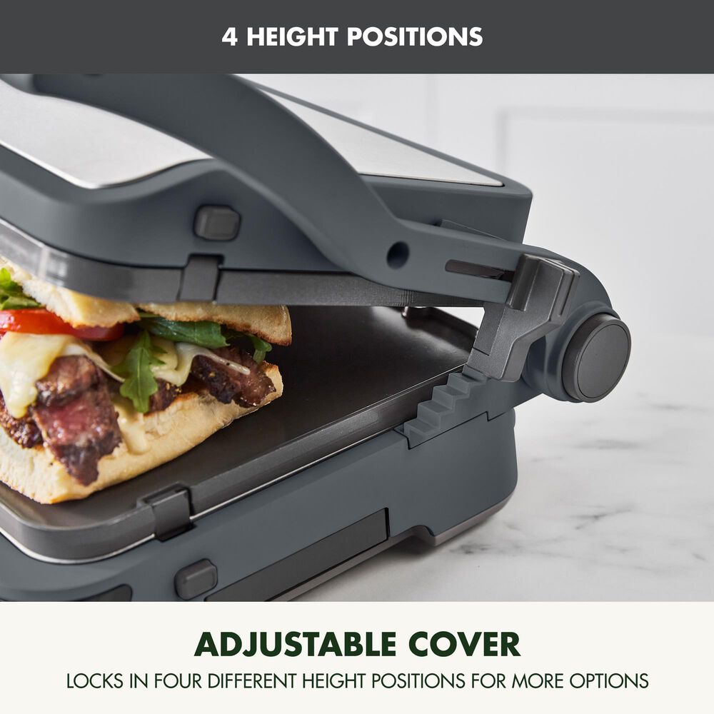 Green Pan 14.5" Advanced Contact Grill and Griddle in Graphite, , large