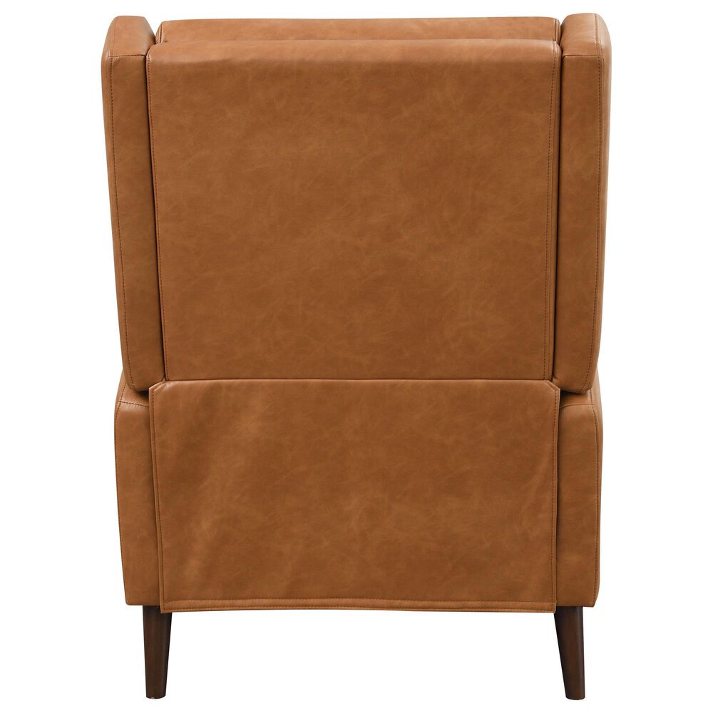 Furniture of America Selric Push Back Recliner in Brown, , large