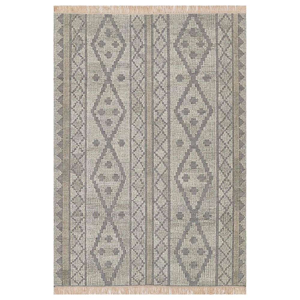 Momeni Bristol 8" x 10" Grey Area Rug, , large