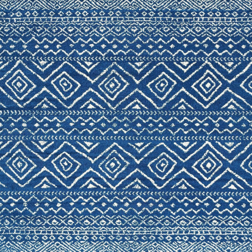 Safavieh Tulum TUL267N 8&#39; x 10&#39; Navy and Ivory Area Rug, , large