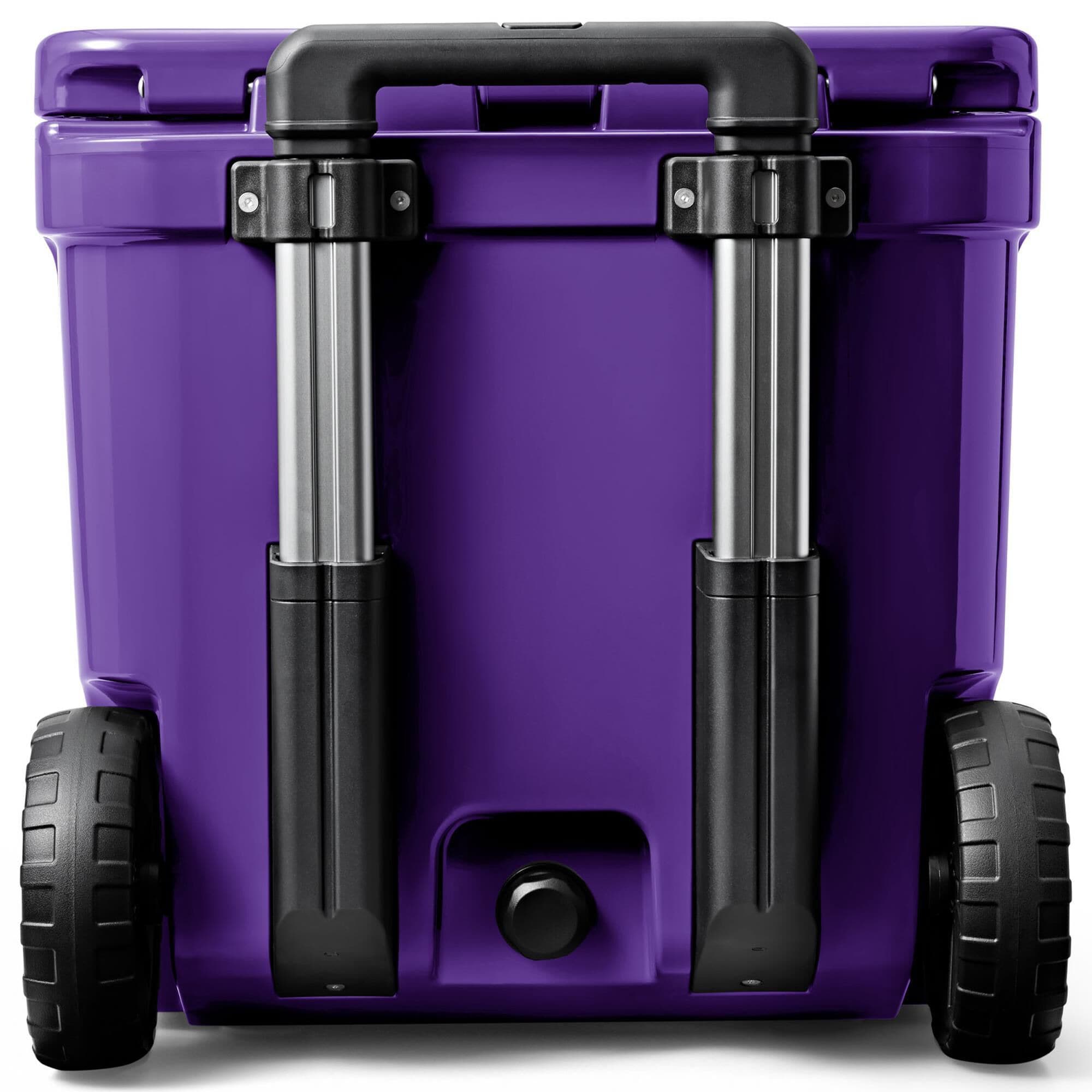 YETI Roadie 48 Wheeled Cooler in Pace Purple and Blue